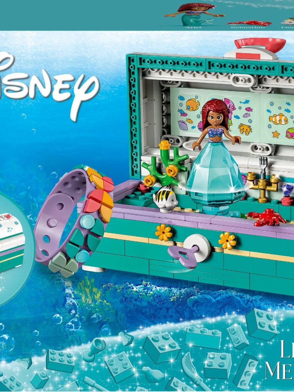 NIB - Lego Disney The Little Mermaid LEGO 43229: Ariel's Treasure Chest 🧜‍♀️ - Picture 3 of 9